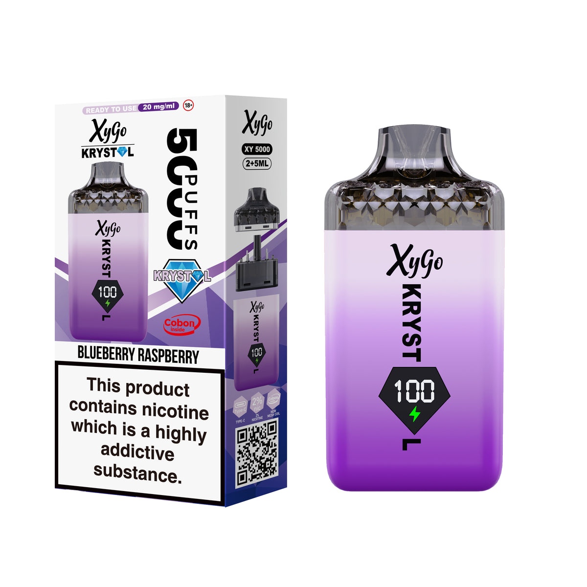 XYGO 5000 Krystal Prefilled Vape Kit