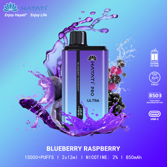 Hayati® Pro Ultra 15000 Puffs