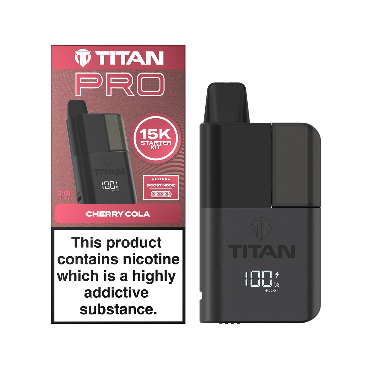 Titan Pro 15K Prefilled Vape Kit
