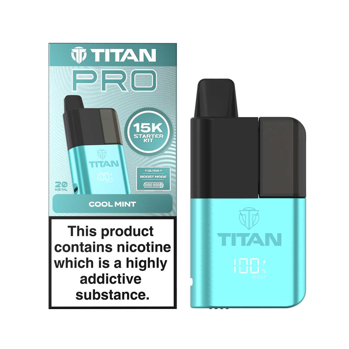 Titan Pro 15K Prefilled Vape Kit