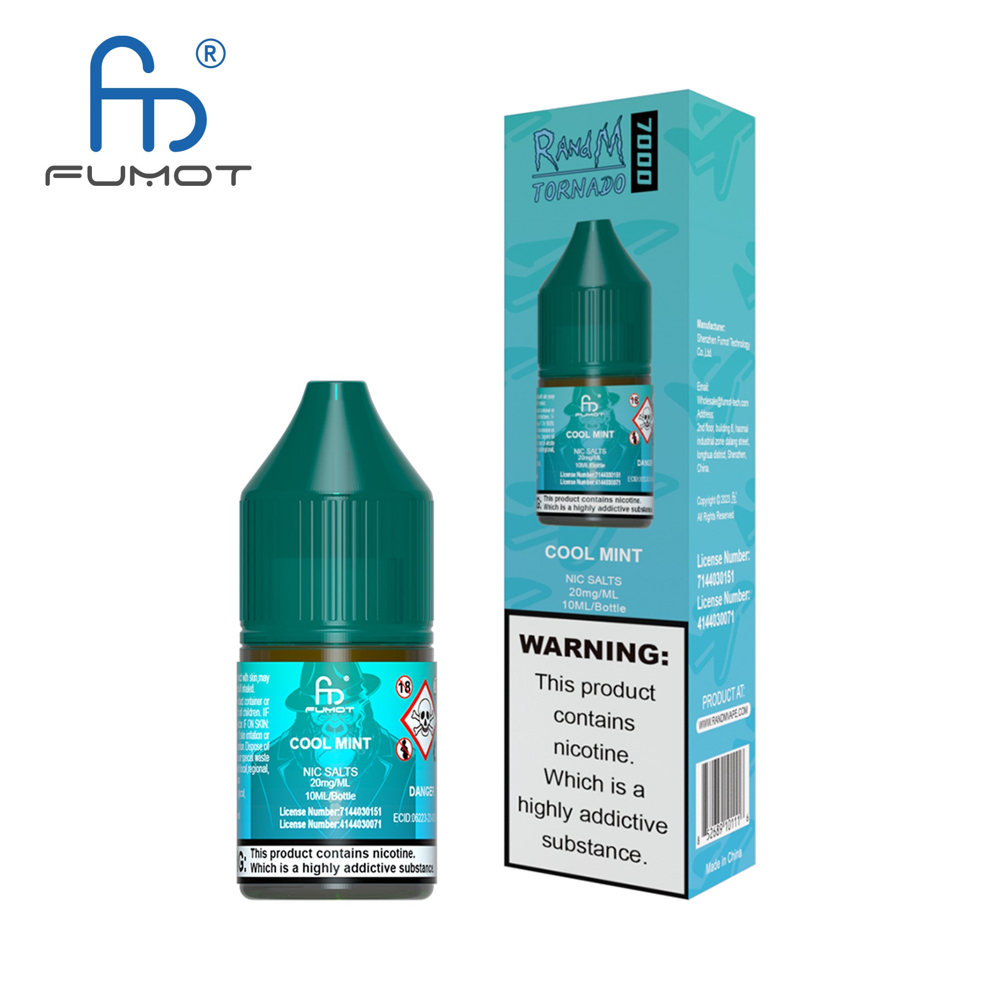 Fumot RandM (Tornado) 7000 (10mg) Nic Salt 10ml