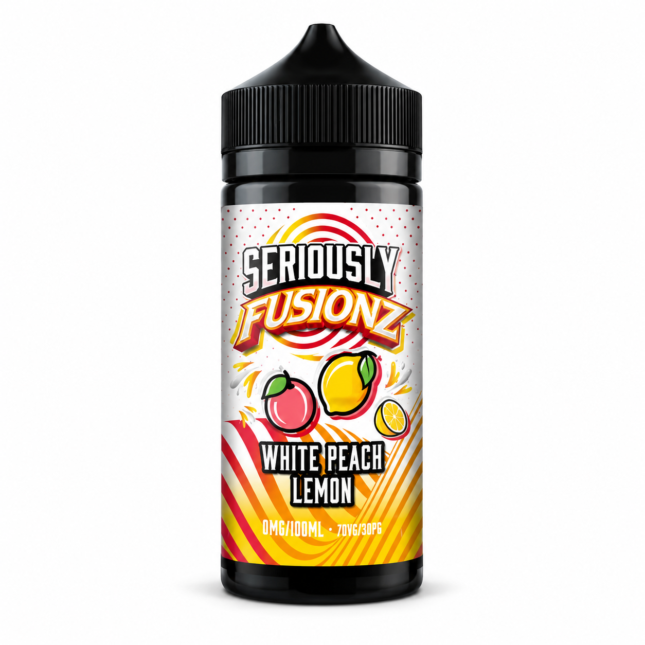 DOOZY VAPE SERIOUSLY FUSIONZ -WHITE PEACH LEMON 0MG 100ML SHORTFILL