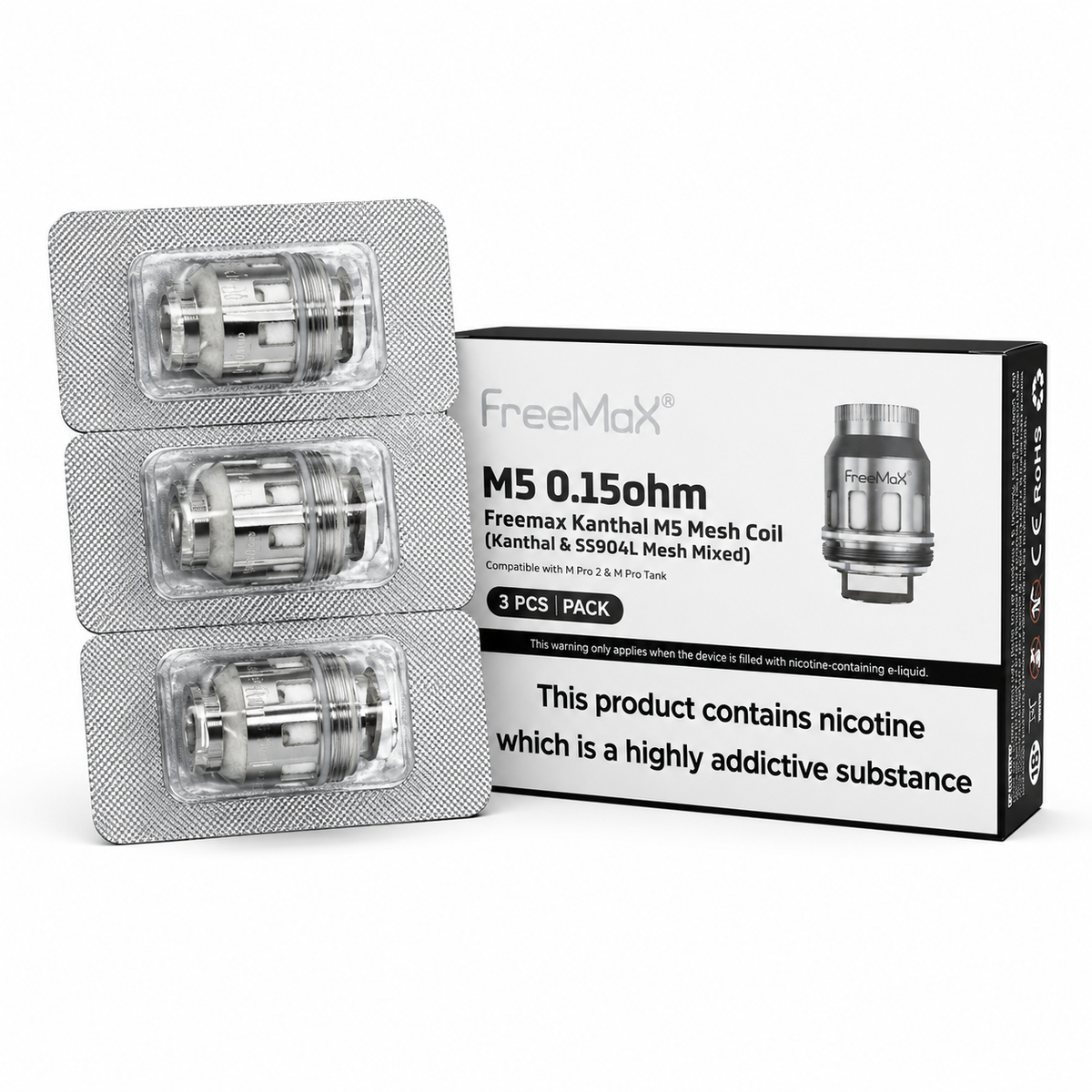 FREEMAX MESH COIL 3PCS/PACK (M PRO )