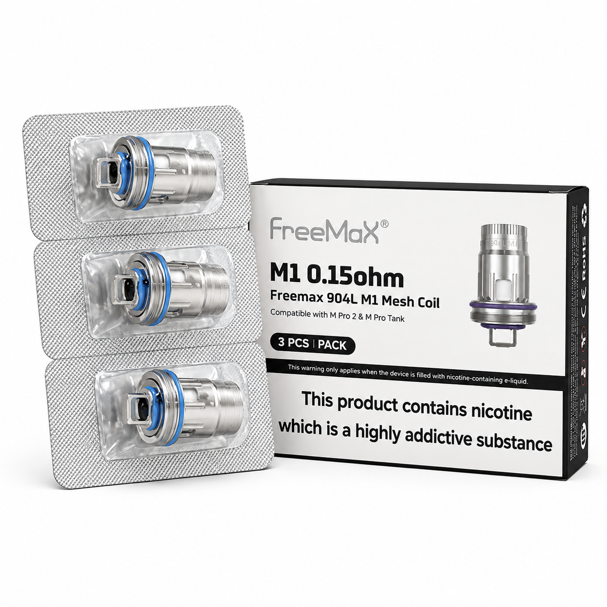 FREEMAX MESH COIL 3PCS/PACK (M PRO )