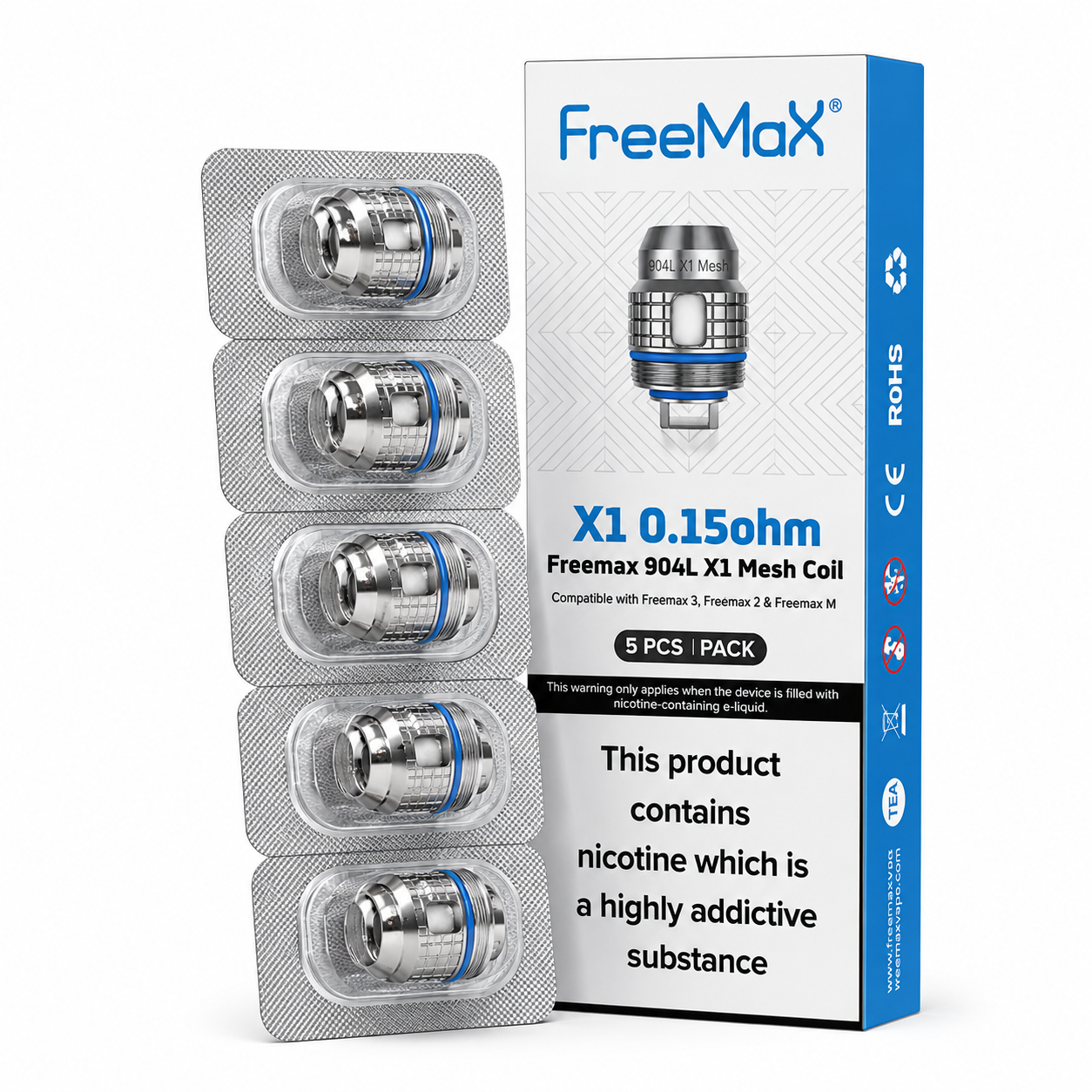 FREEMAX FIRELUKE MESH COIL 5PCS/PACK
