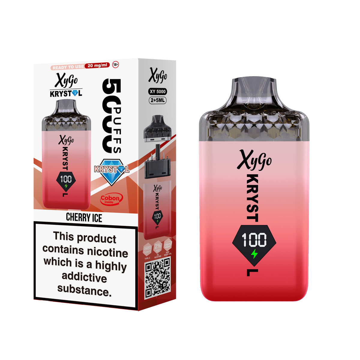 XYGO 5000 Krystal Prefilled Vape Kit