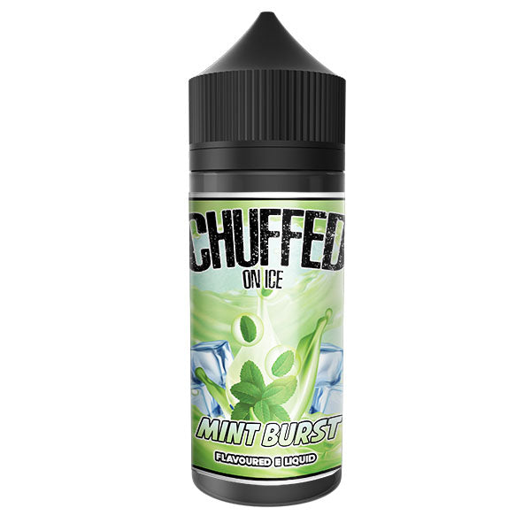 Chuffed On Ice - Mint Burst 0mg 100ml Shortfill, Vape Auraa UK
