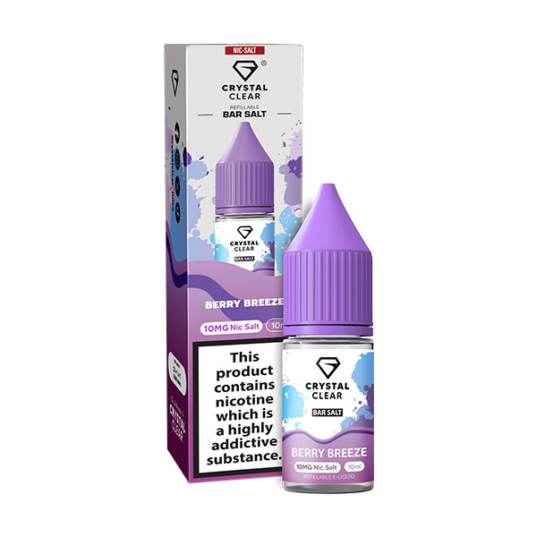 Crystal Clear Bar (20mg) Nic Salts 10ml