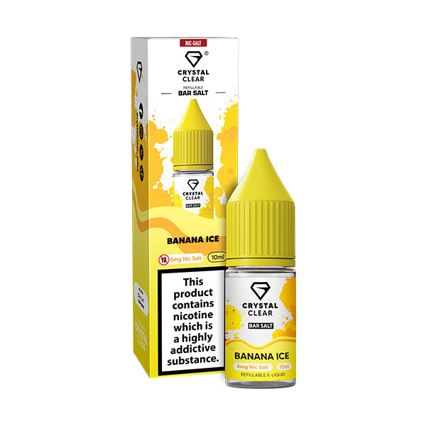 Crystal Clear Bar (5mg) Nic Salts 10ml