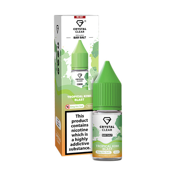 Crystal Clear Bar (5mg) Nic Salts 10ml