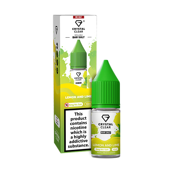 Crystal Clear Bar (5mg) Nic Salts 10ml