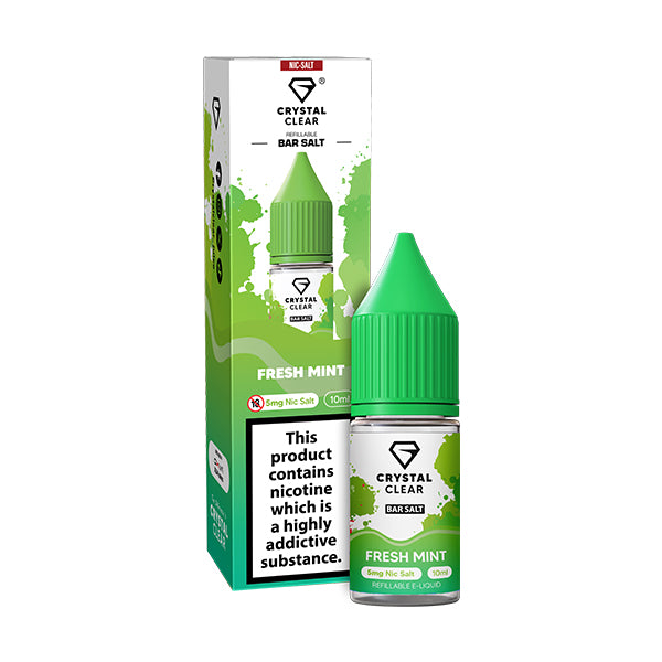 Crystal Clear Bar (5mg) Nic Salts 10ml