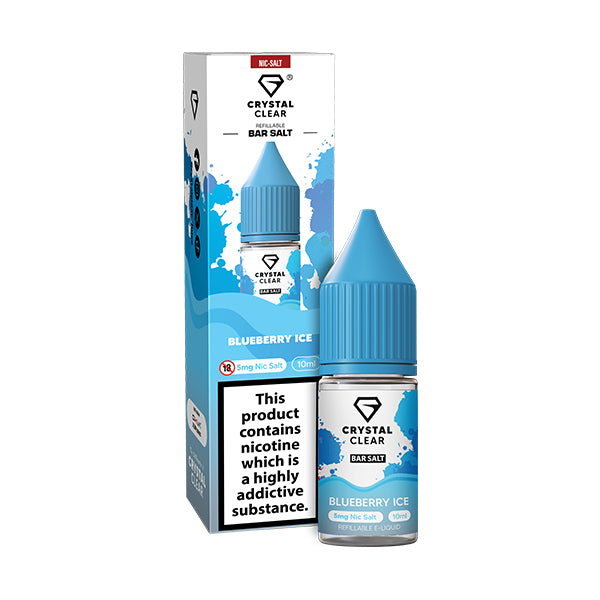 Crystal Clear Bar (5mg) Nic Salts 10ml