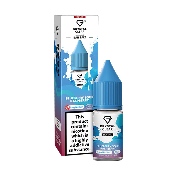 Crystal Clear Bar (5mg) Nic Salts 10ml