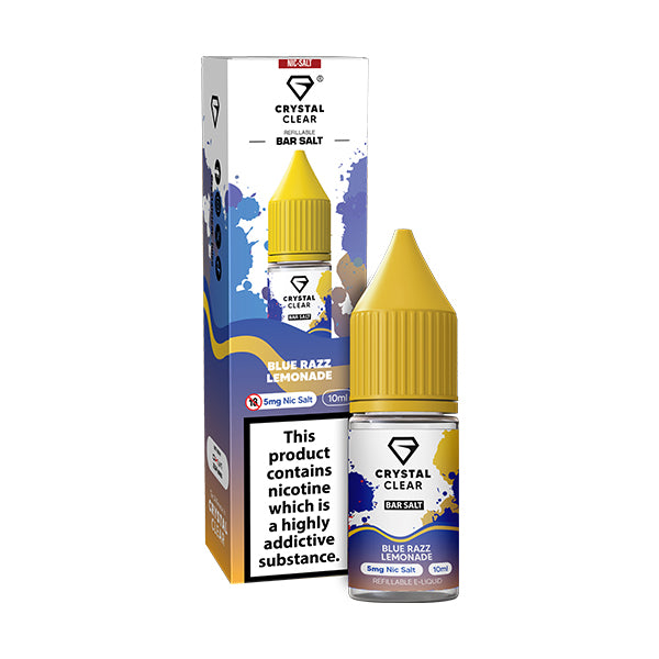 Crystal Clear Bar (5mg) Nic Salts 10ml