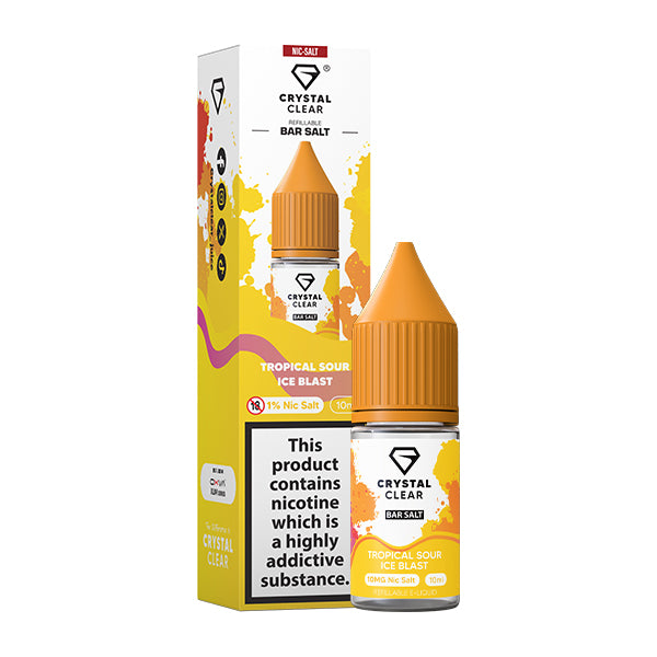 Crystal Clear Bar (20mg) Nic Salts 10ml