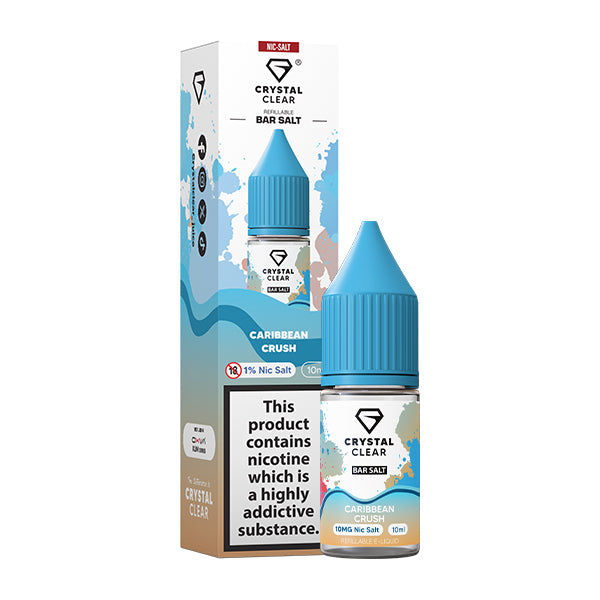 Crystal Clear Bar (10mg) Nic Salts 10ml