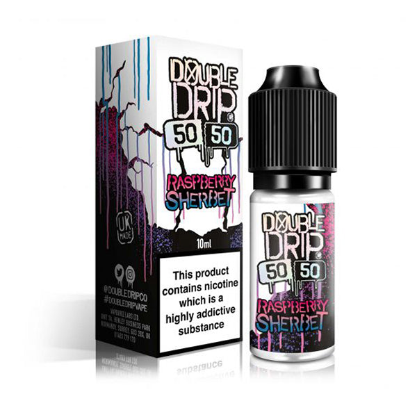 Double Drip 50:50 Raspberry Sherbet - 10ml
