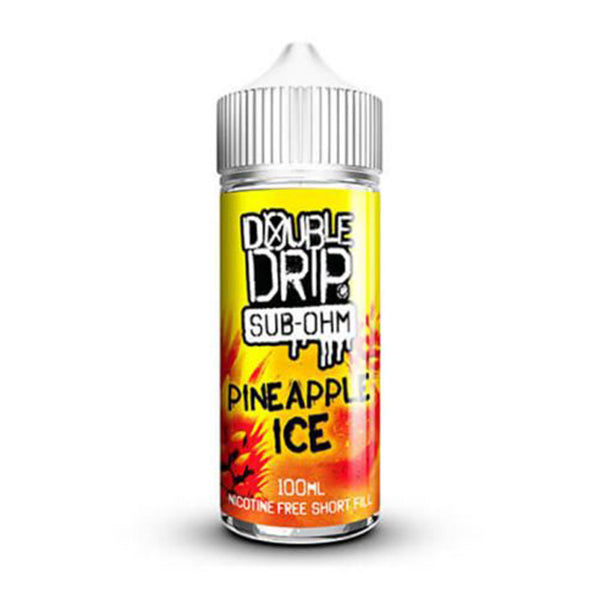 Double Drip Pineapple Ice 0mg 100ml Shortfill