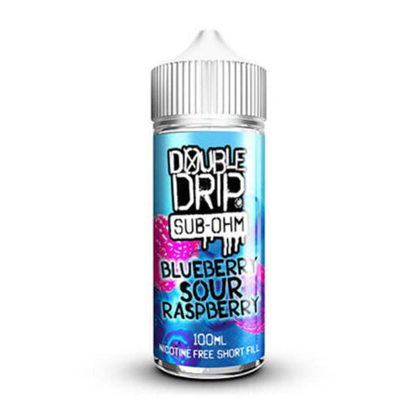 Double Drip Blueberry Sour Raspberry 0mg 100ml Shortfill