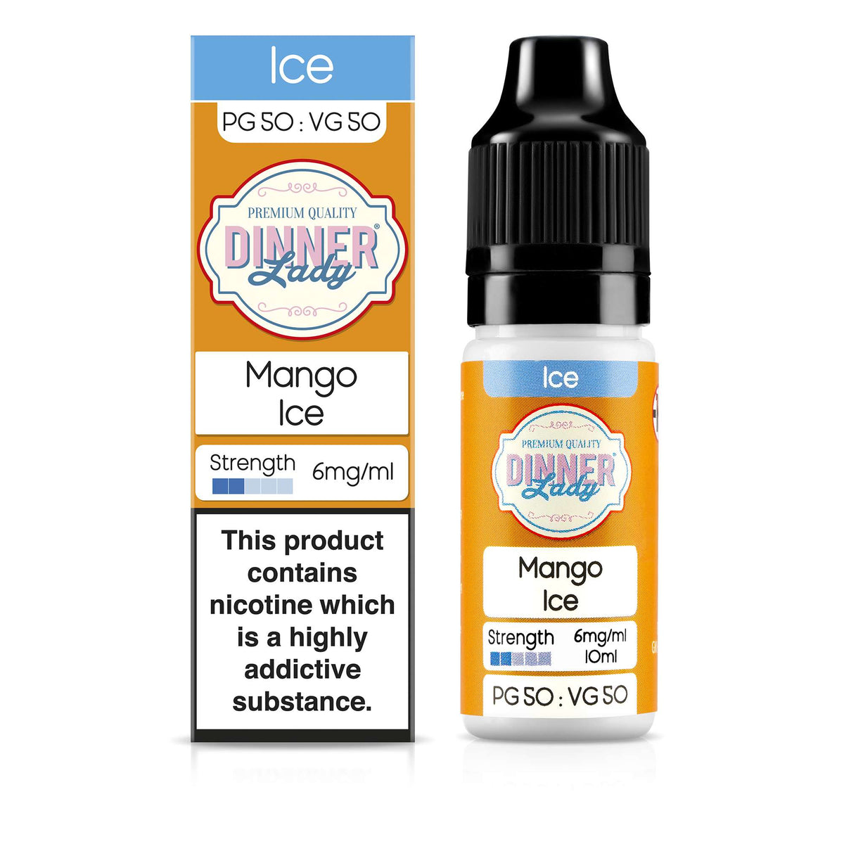 DINNER LADY ICE 50/50 MANGO ICE 10ML
