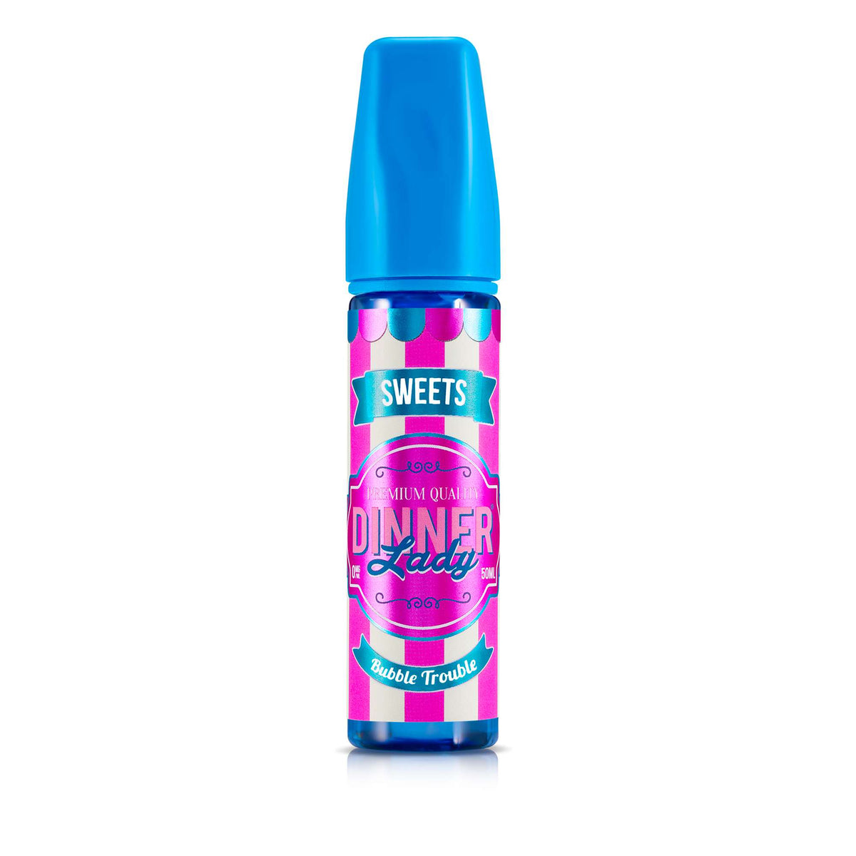 DINNER LADY TUCK SHOP (SWEETS) - BUBBLE TROUBLE 50ML 0MG SHORTFILL E-LIQUID