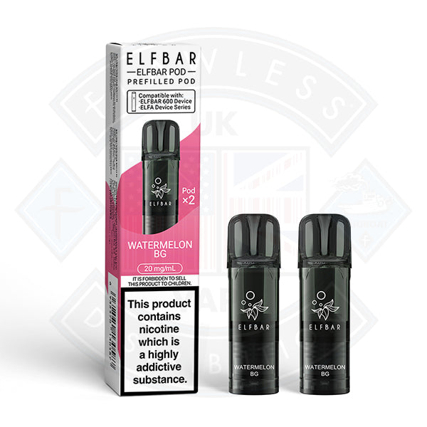 ELF BAR 600 PREFILLED POD 2ML 20MG - Watermelon Bg
