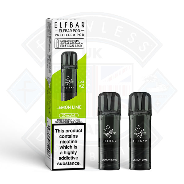 ELF BAR 600 PREFILLED POD 2ML 20MG - Lemon Lime