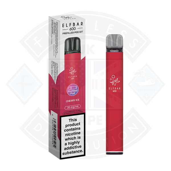 ELF BAR 600 PREFILLED KIT 20MG - Cherry Ice