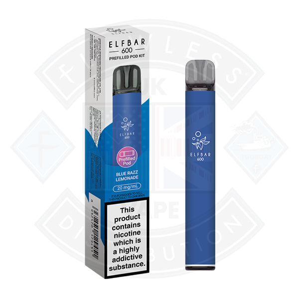 ELF BAR 600 PREFILLED KIT 20MG - Blue Razz Lemonade