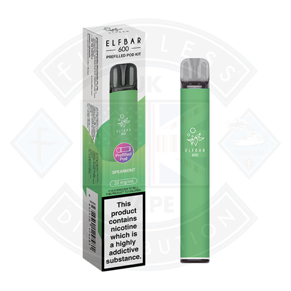 ELF BAR 600 PREFILLED KIT 20MG - Spearmint