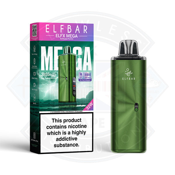 ELFBAR ELFX MEGA VAPE KIT - Green
