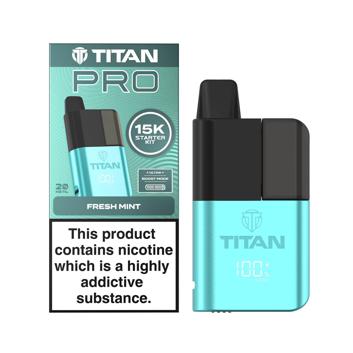 Titan Pro 15K Prefilled Vape Kit