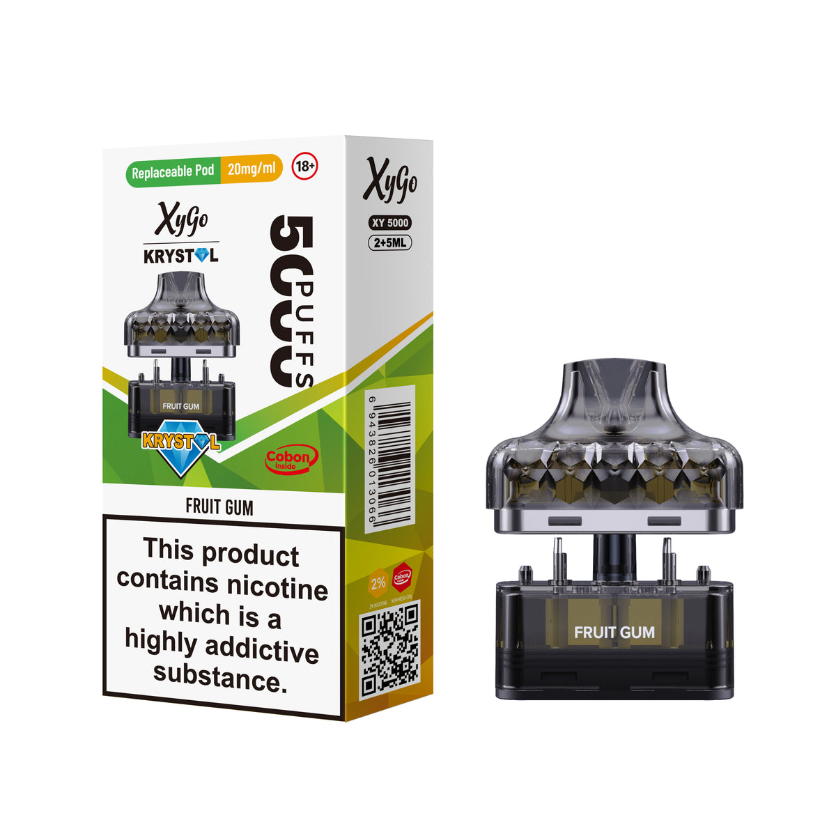 XYGO 5000 Krystal Prefilled Pod
