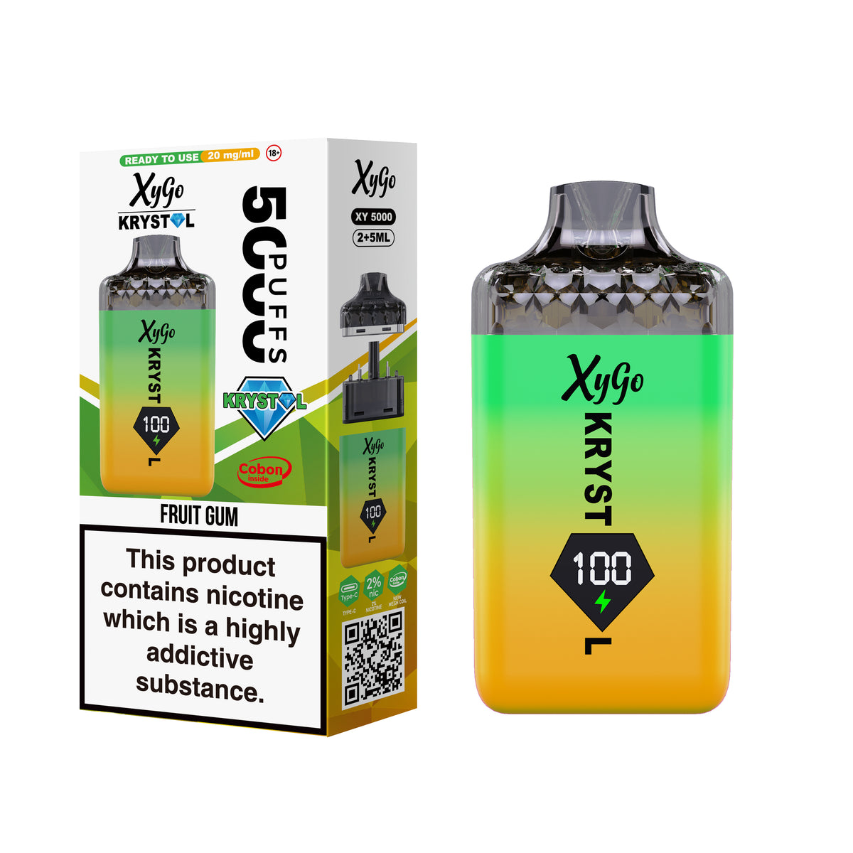 XYGO 5000 Krystal Prefilled Vape Kit