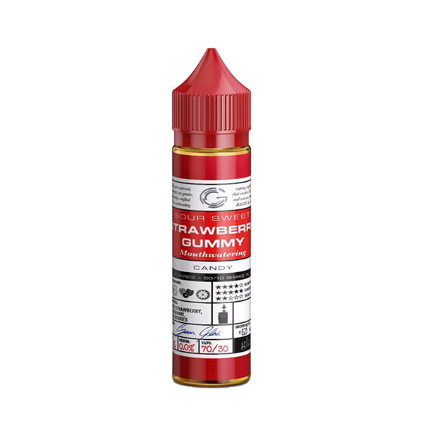 Glas Basix Series Sour Sweet Candy Strawberry Blast (Sweet Sour Strawberry Gummy) 0mg 50ml E Liquid