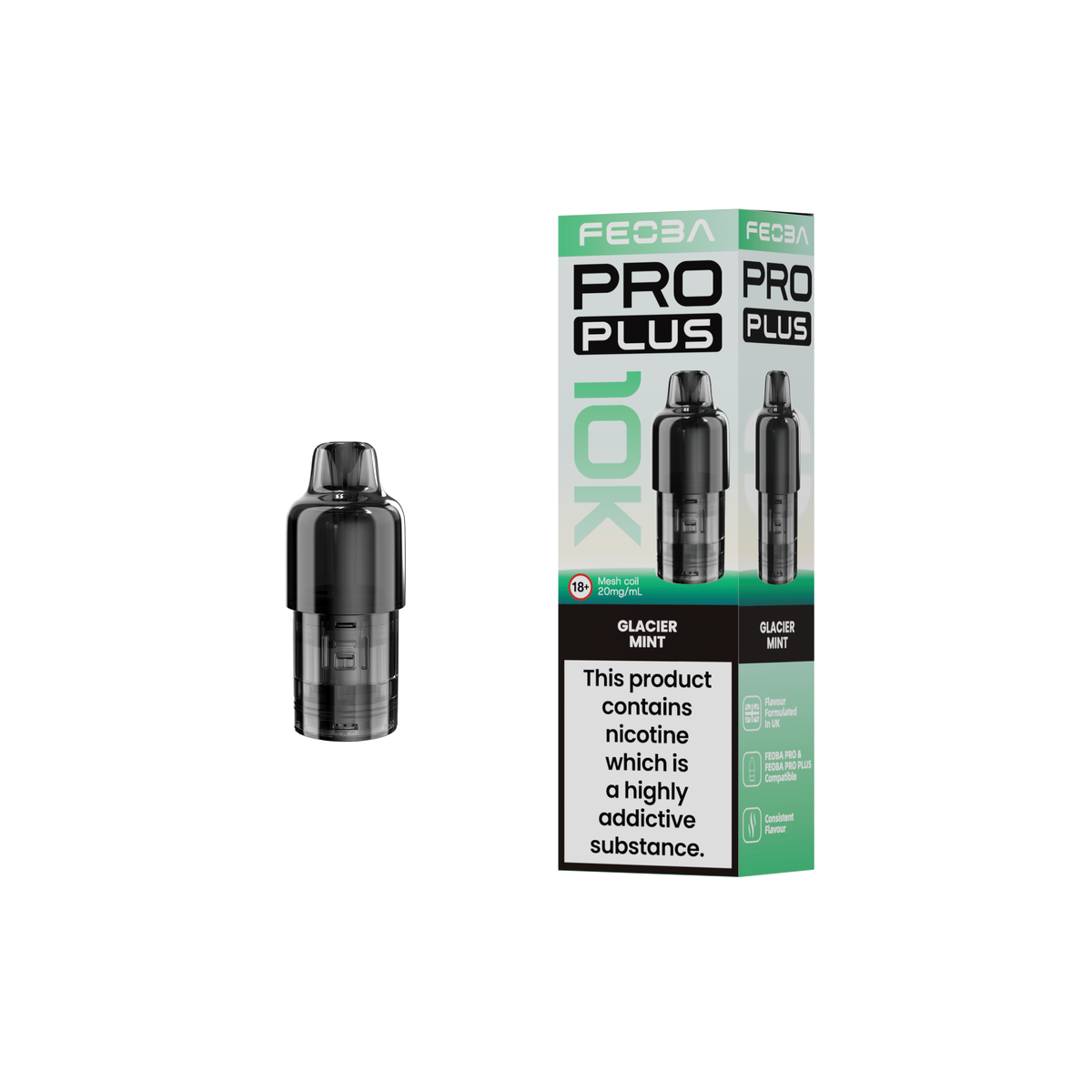Feoba Pro Plus 10K Prefilled Pod 20mg