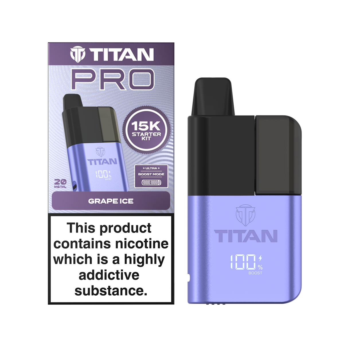 Titan Pro 15K Prefilled Vape Kit