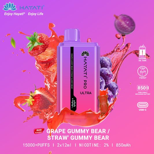 Hayati® Pro Ultra 15000 Puffs