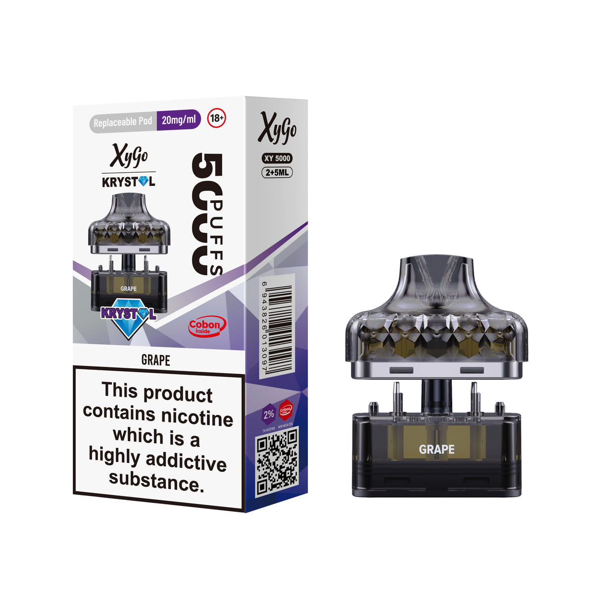 XYGO 5000 Krystal Prefilled Pod