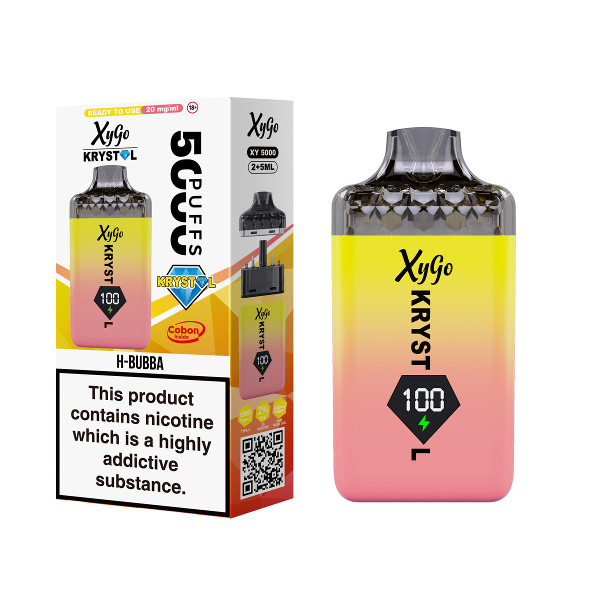 XYGO 5000 Krystal Prefilled Vape Kit