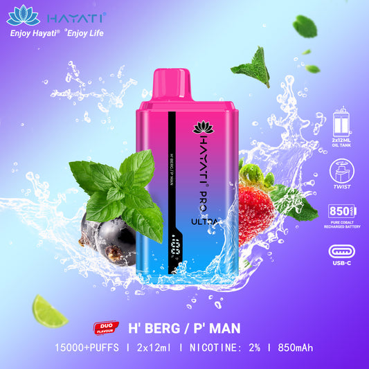Hayati® Pro Ultra 15000 Puffs