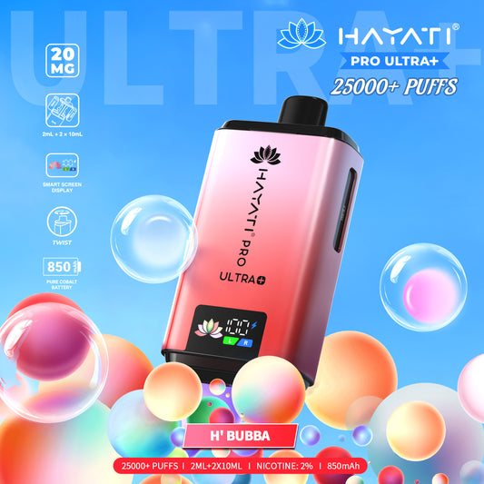 Hayati® Pro Ultra+ 25000 Puffs