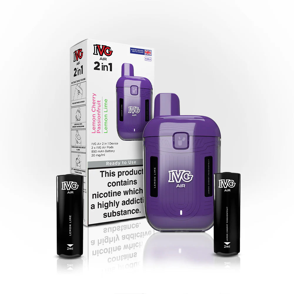 IVG Air 2 in 1 Purple Starter Kit
