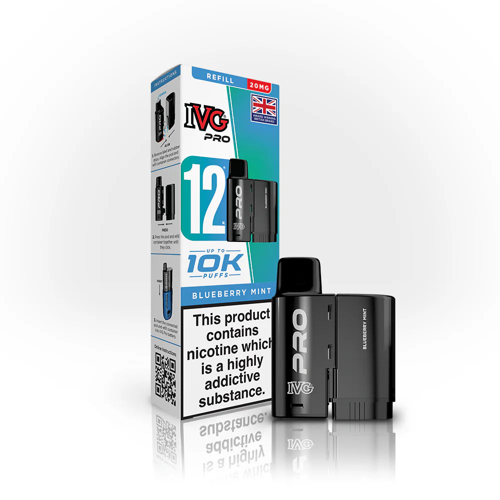 IVG PRO 12 Blueberry Mint Refill Pod