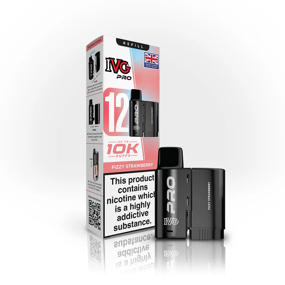 IVG PRO 12 Fizzy Strawberry Refill Pod