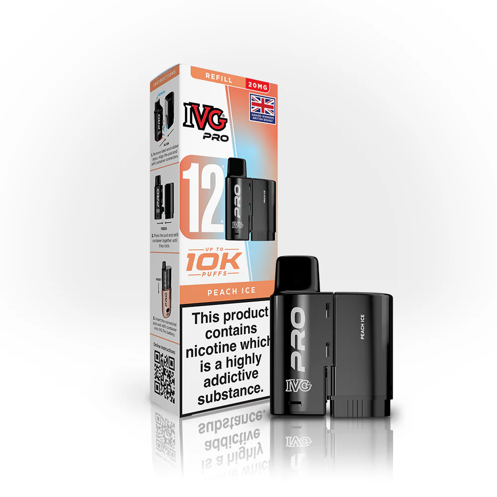 IVG PRO 12 Peach Ice Refill Pod
