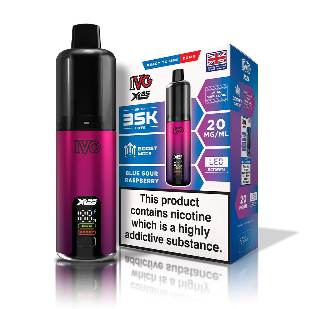 IVG XL35 Blue Sour Raspberry Starter Kit
