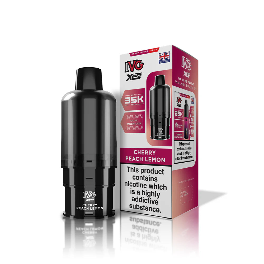 IVG XL35 Cherry Peach Lemon Refill Pod