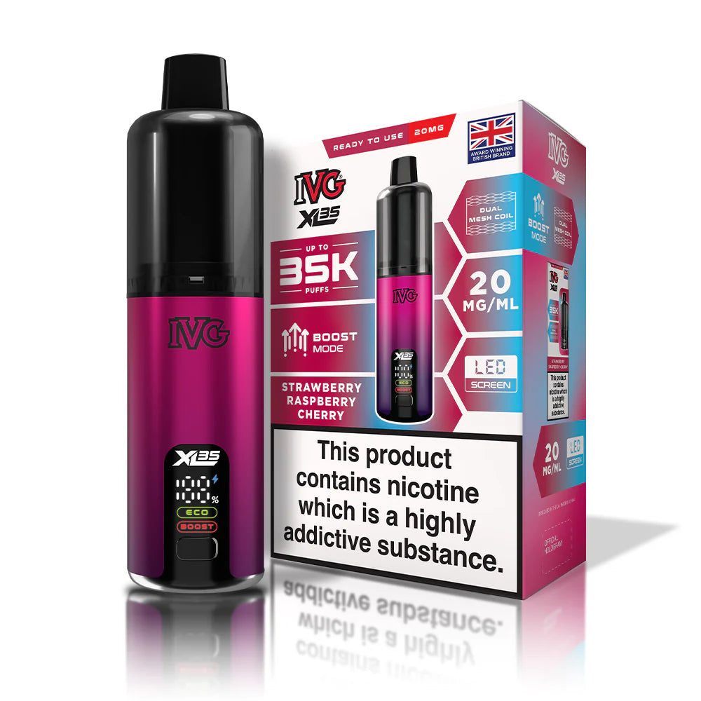 IVG XL35 Strawberry Raspberry Cherry Starter Kit